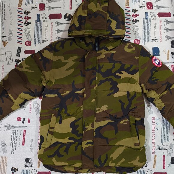 Canada Goose Multicolor Printed Down Jacket - Picture 1 of 14